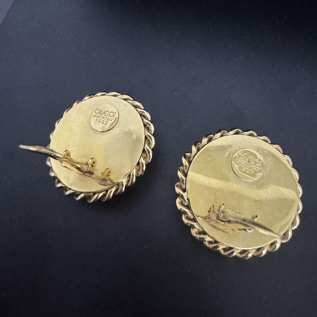 GUCCI Earrings Gold Women Accessory Authentic