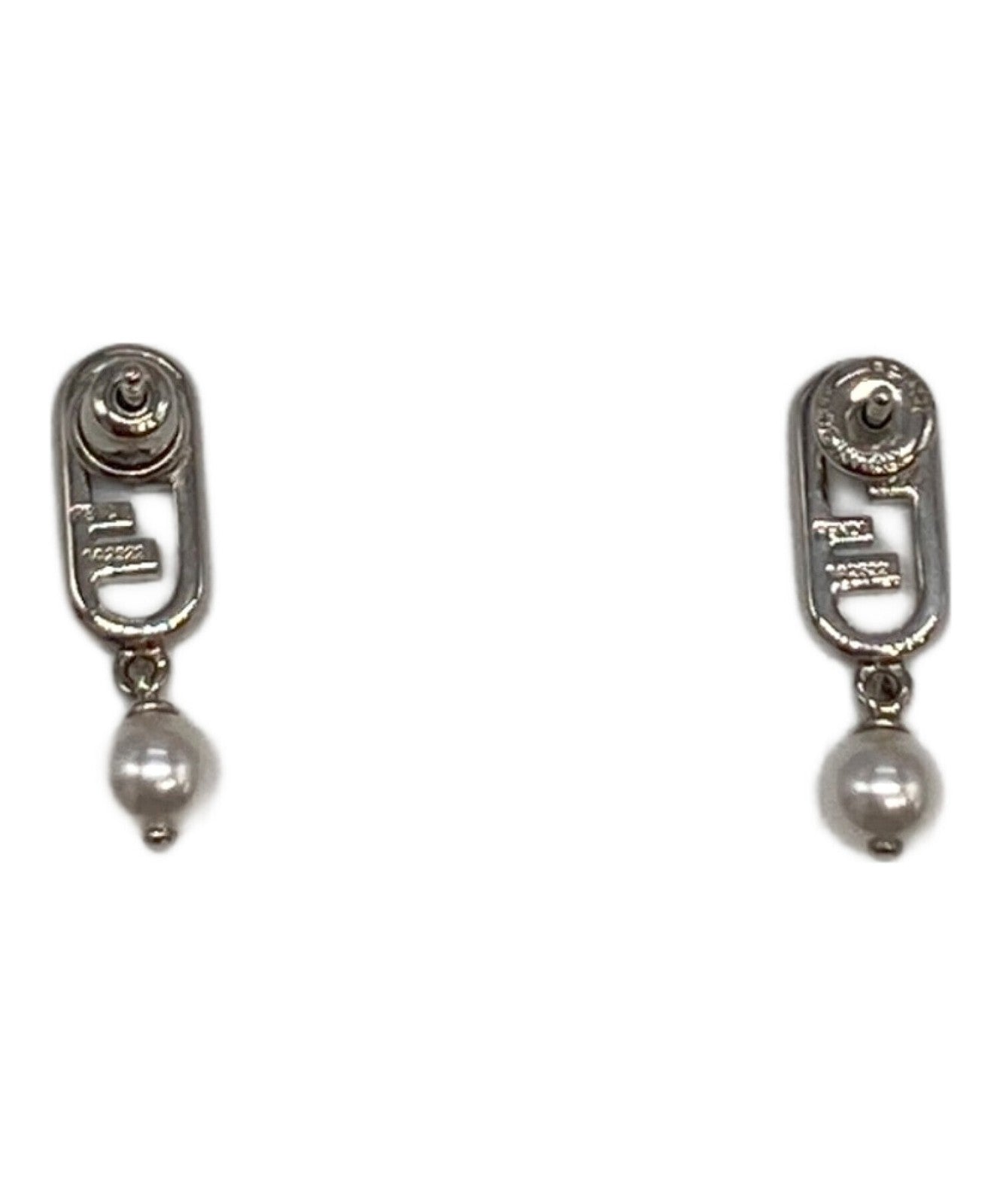 FENDI Earrings FF Women Accessory Authentic