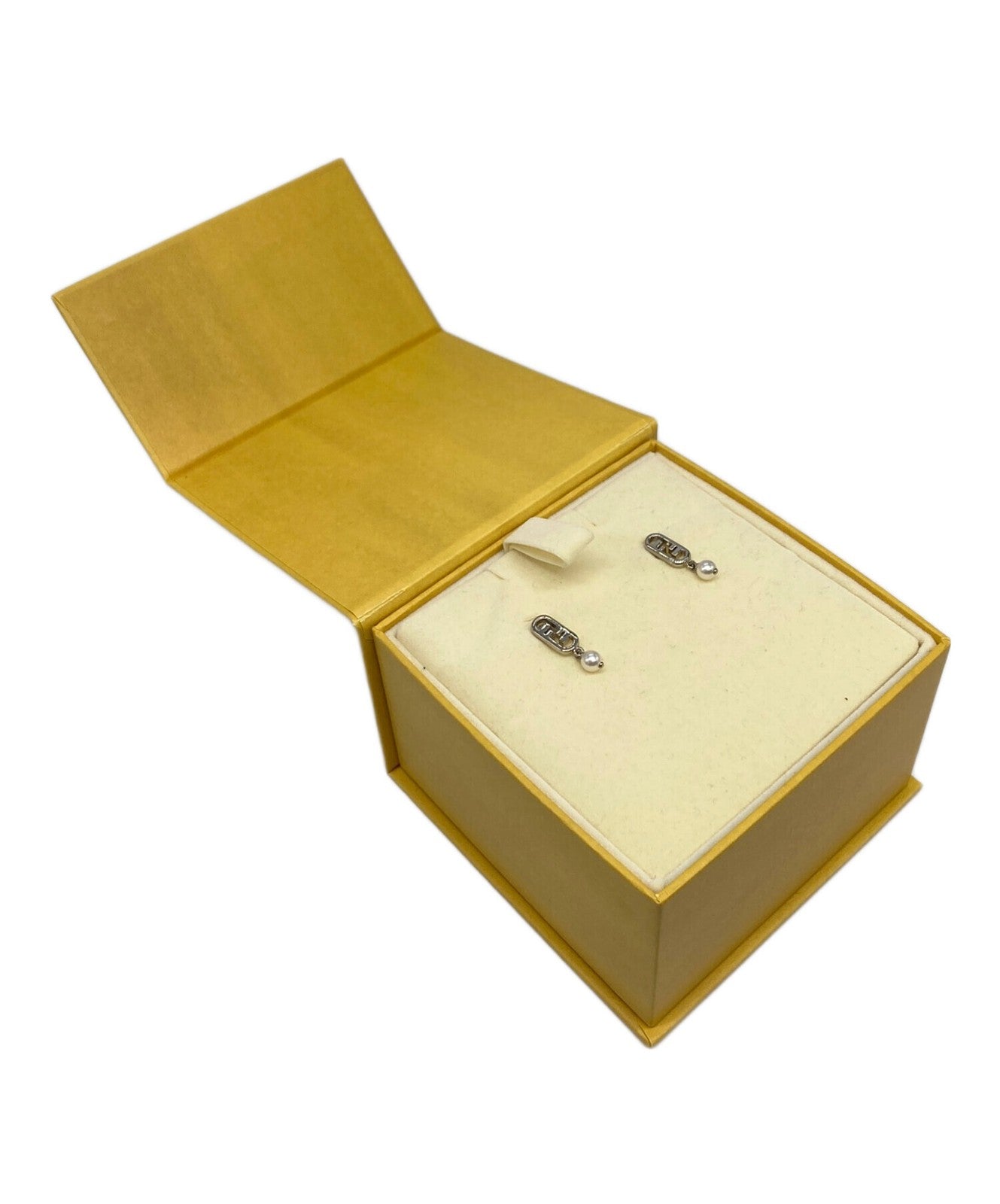FENDI Earrings FF Women Accessory Authentic