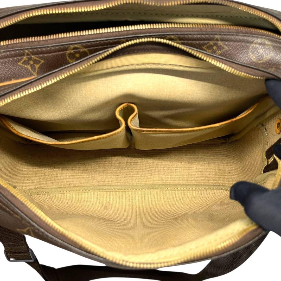 Louis Vuitton Shoulder Bag Purse Monogram M45252 PVC Leather Brown Authentic