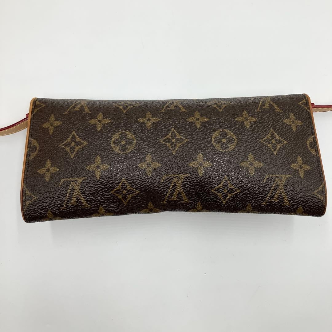 Louis Vuitton Shoulder Bag Purse Monogram PVC Leather Brown Authentic