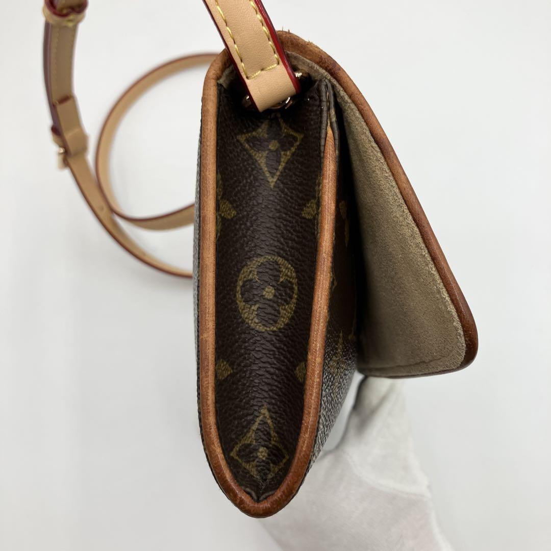 Louis Vuitton Shoulder Bag Purse Monogram PVC Leather Brown Authentic