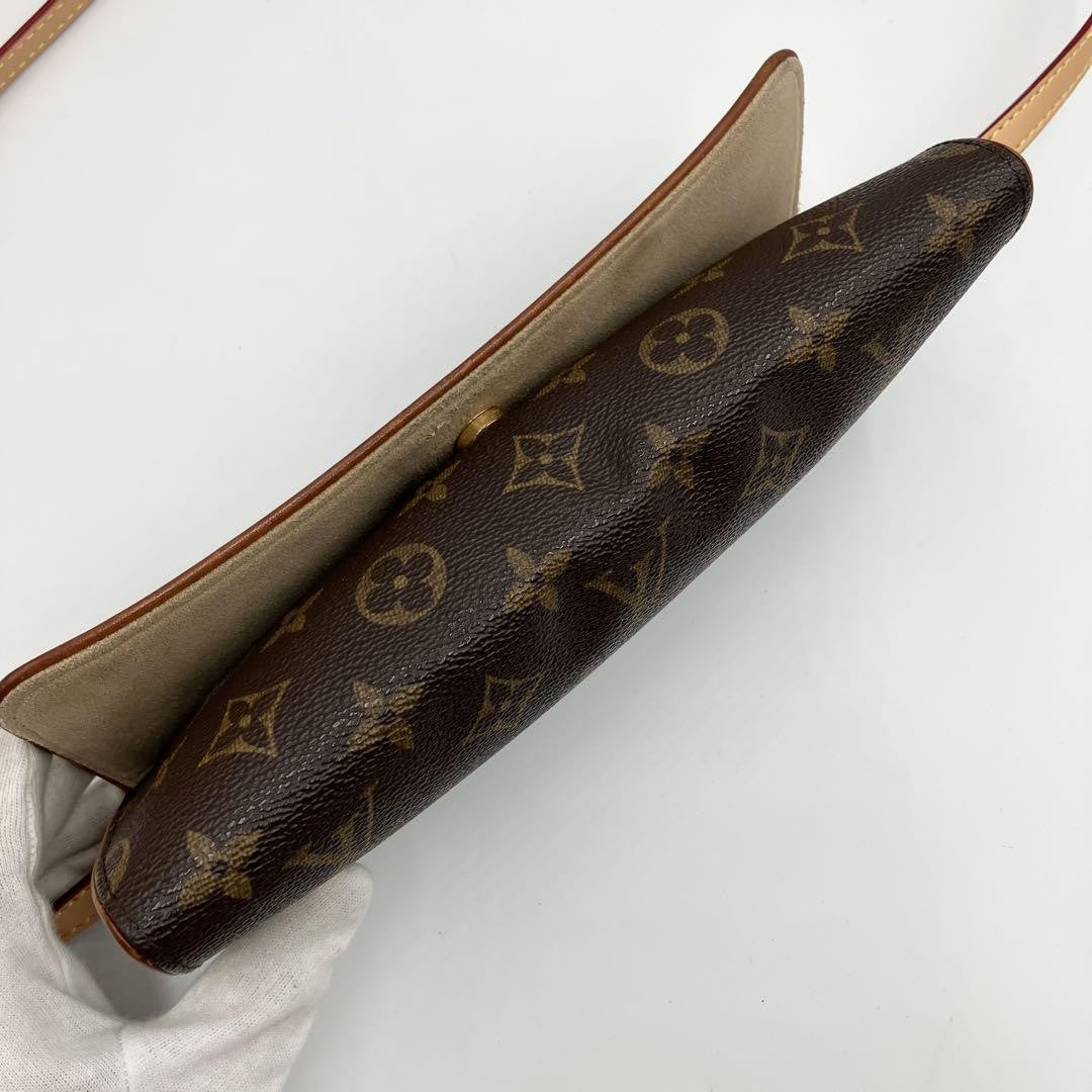 Louis Vuitton Shoulder Bag Purse Monogram PVC Leather Brown Authentic