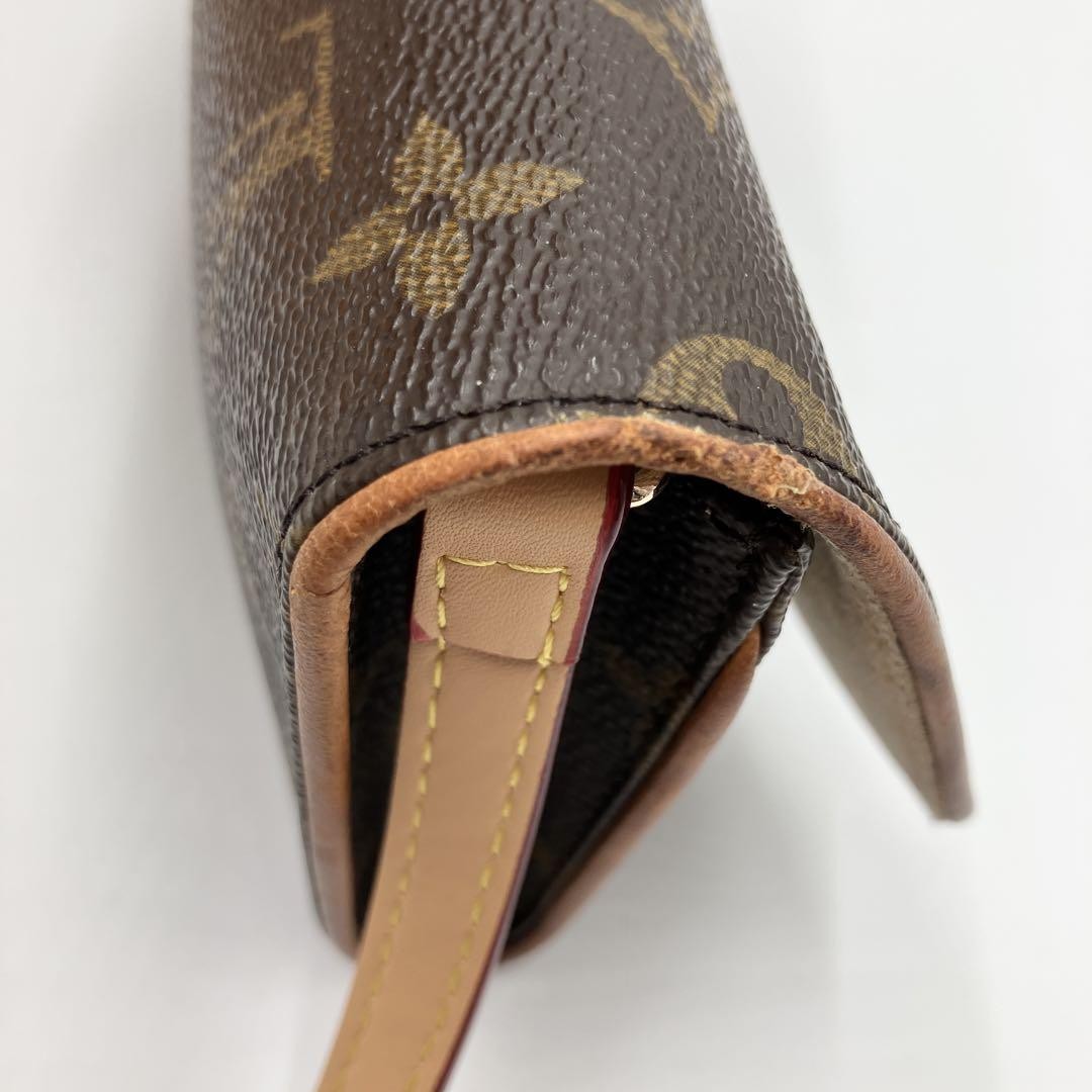 Louis Vuitton Shoulder Bag Purse Monogram PVC Leather Brown Authentic