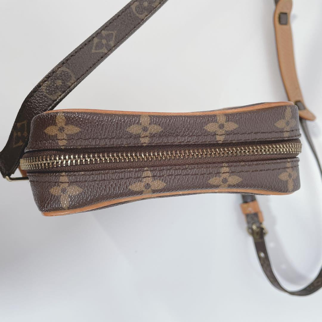 Louis Vuitton Shoulder Bag Purse Monogram Brown Authentic