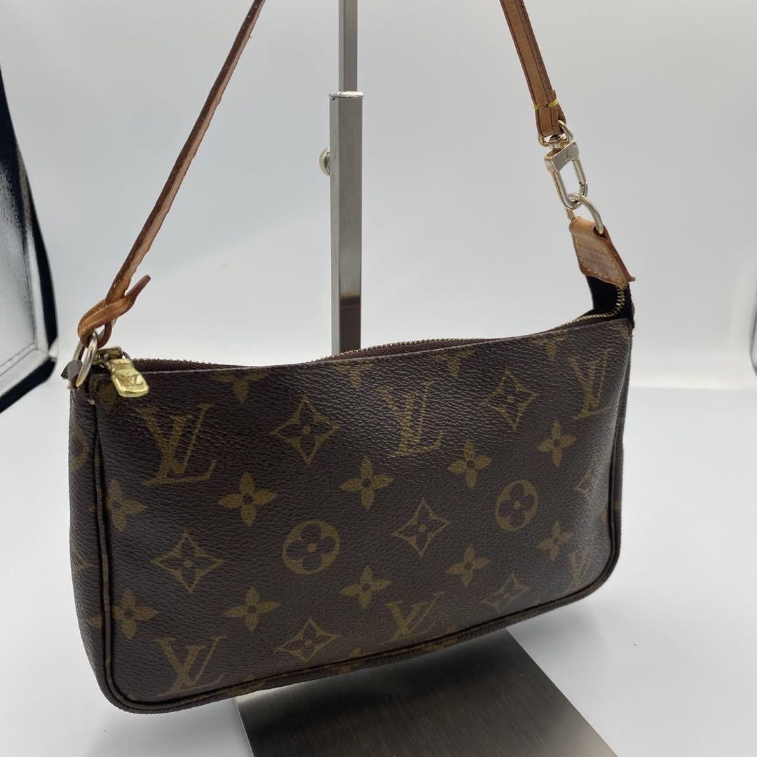 Louis Vuitton Shoulder Bag Purse Monogram M51980 Brown Authentic