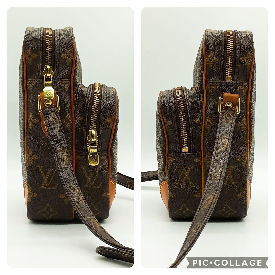 Louis Vuitton Shoulder Bag Purse Monogram M45236 PVC Brown Authentic