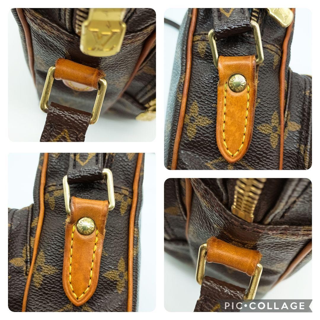 Louis Vuitton Shoulder Bag Purse Monogram M45236 PVC Brown Authentic