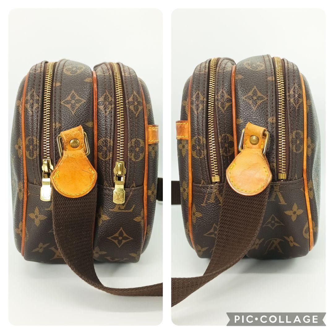 Louis Vuitton Shoulder Bag Purse Monogram M45254 PVC Brown Authentic