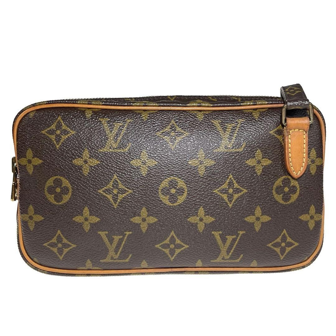 Louis Vuitton Shoulder Bag Purse Monogram M51828 Brown Authentic