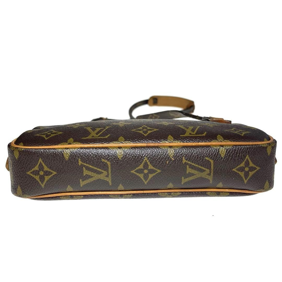 Louis Vuitton Shoulder Bag Purse Monogram M51828 Brown Authentic