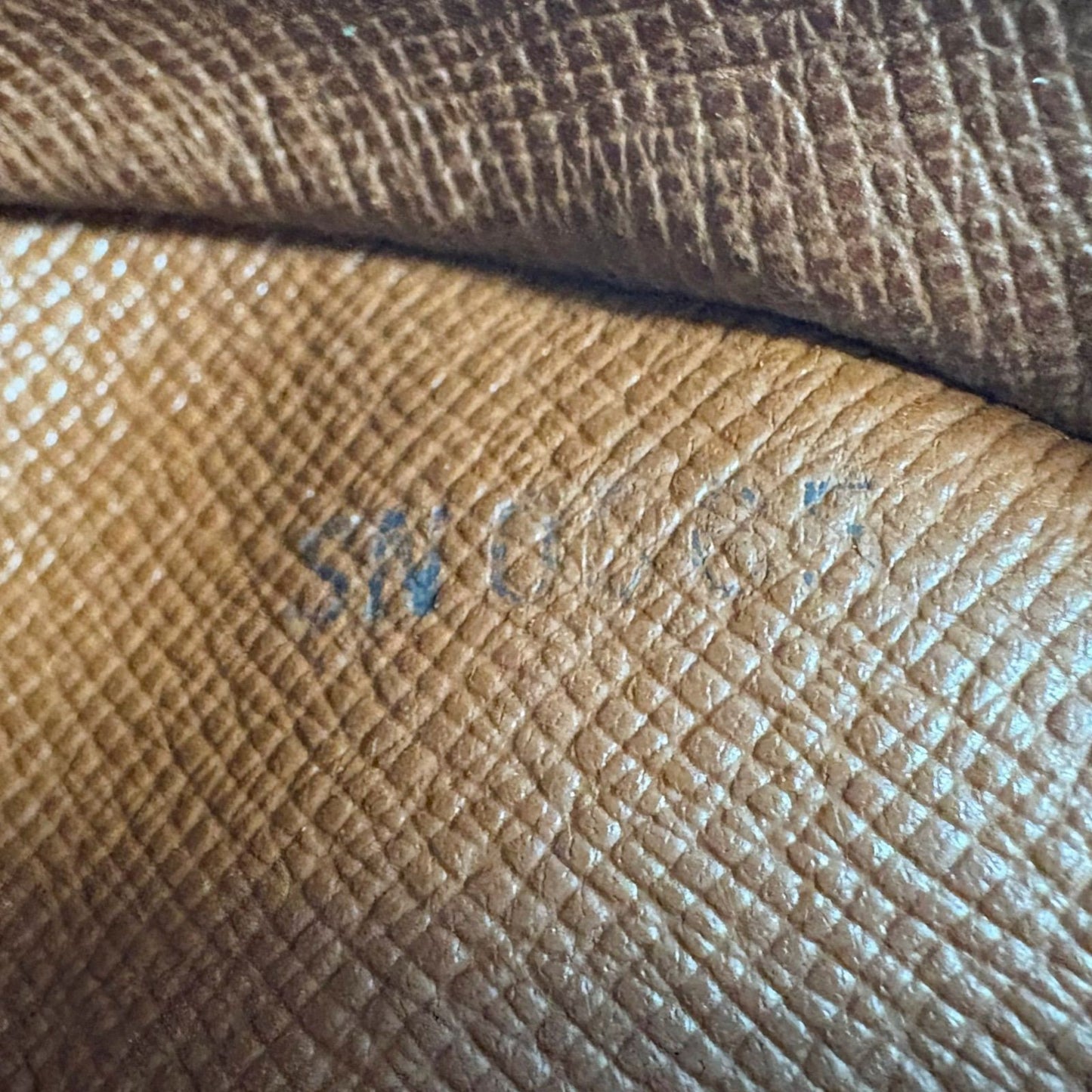 Louis Vuitton Shoulder Bag Purse M51221 Monogram Leather Brown Authentic