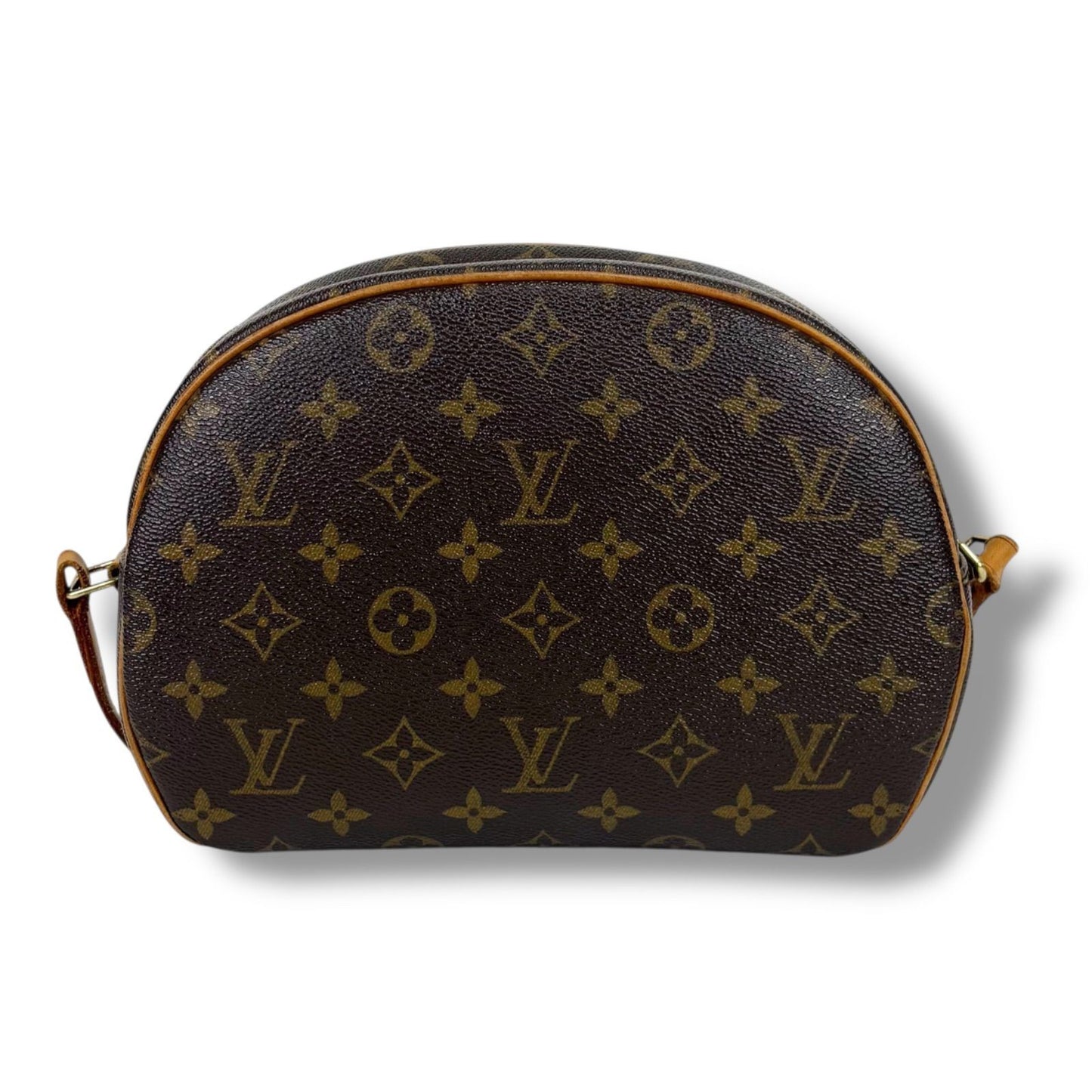 Louis Vuitton Shoulder Bag Purse M51221 Monogram Leather Brown Authentic