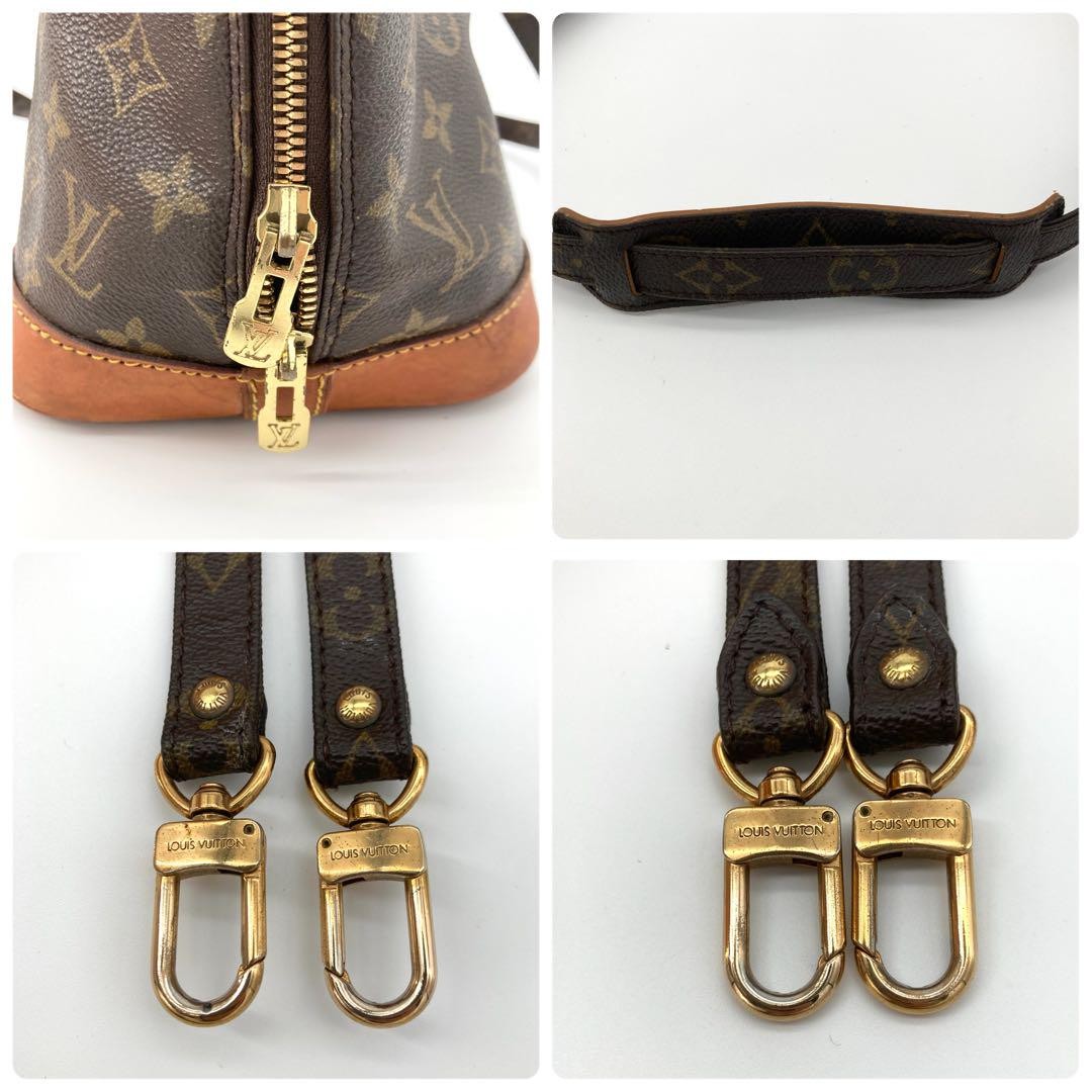 Louis Vuitton Hand Shoulder Bag Tote Purse 2way M51130 Monogram Leather Brown