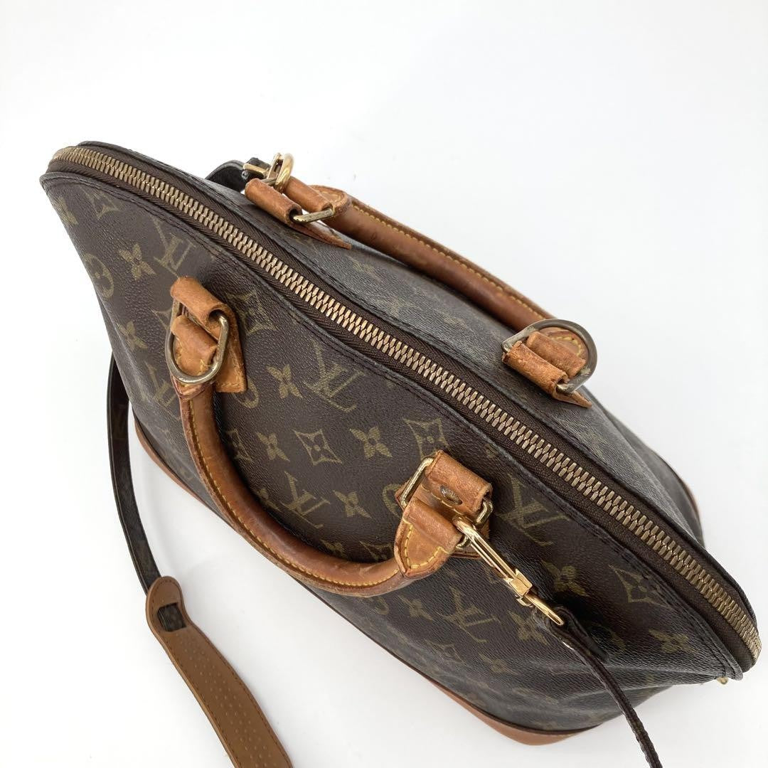 Louis Vuitton Hand Shoulder Bag Tote Purse 2way M51130 Monogram Leather Brown