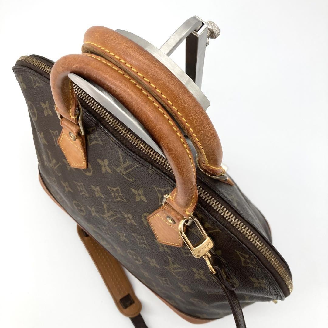 Louis Vuitton Hand Shoulder Bag Tote Purse 2way M51130 Monogram Leather Brown