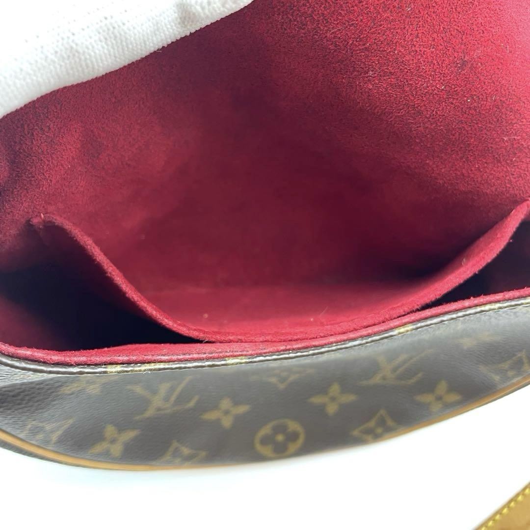 Louis Vuitton Shoulder Bag Purse Monogram M51179 Red Authentic