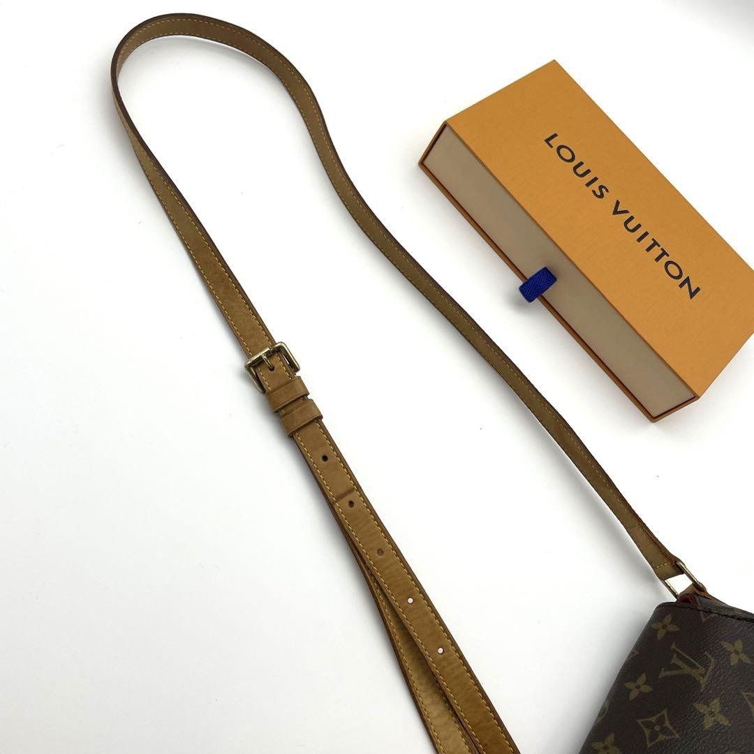 Louis Vuitton Shoulder Bag Purse Monogram M51179 Red Authentic