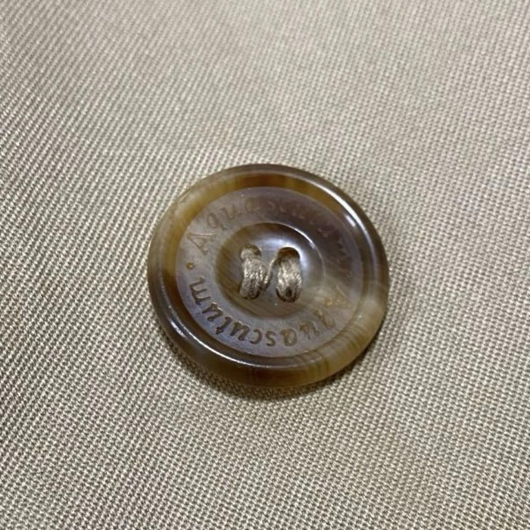 Aquascutum Trench Coat Club Check FREE SIZE Beige Authentic