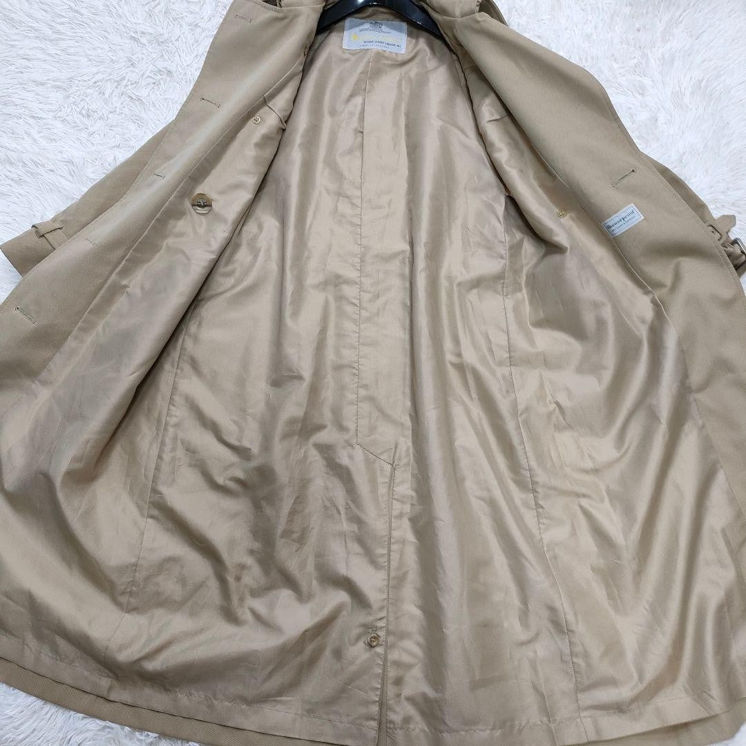 Aquascutum Trench Coat Asian fit M US size S Beige Authentic