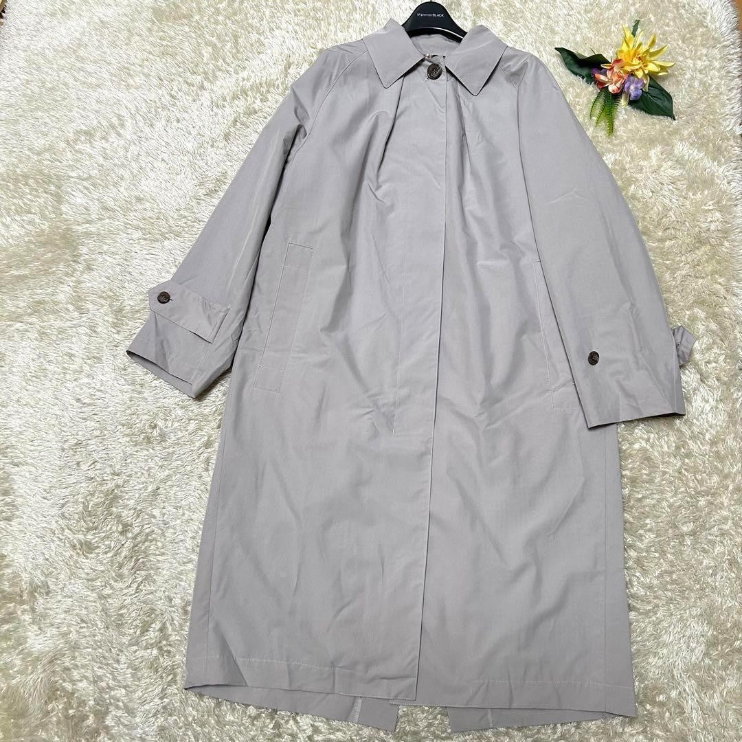 Aquascutum Trench Coat Club Check Asian fit L US size M Beige Authentic