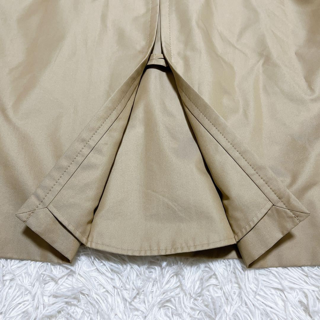 Aquascutum Trench Coat Club Check Asian fit M US size S Beige Authentic