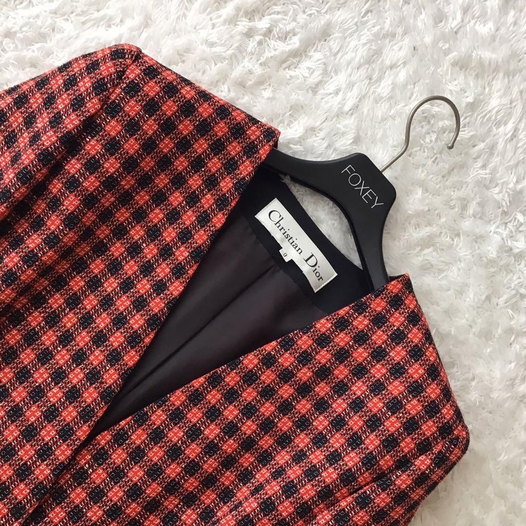 Christian Dior Jacket Asian fit L US size M Red Black Authentic