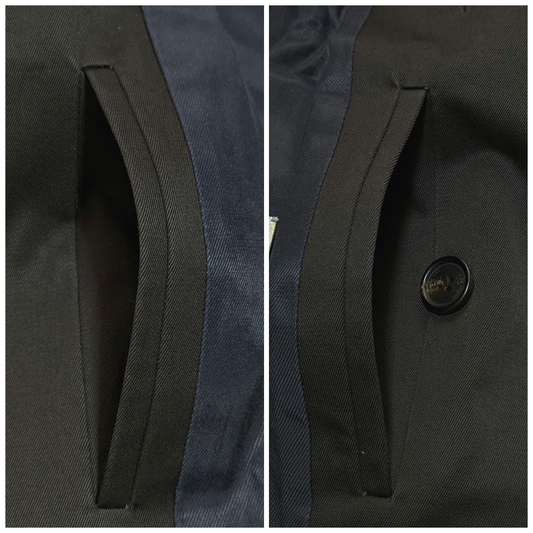Dior Homme Trench Coat Asian fit M US size S Black Authentic
