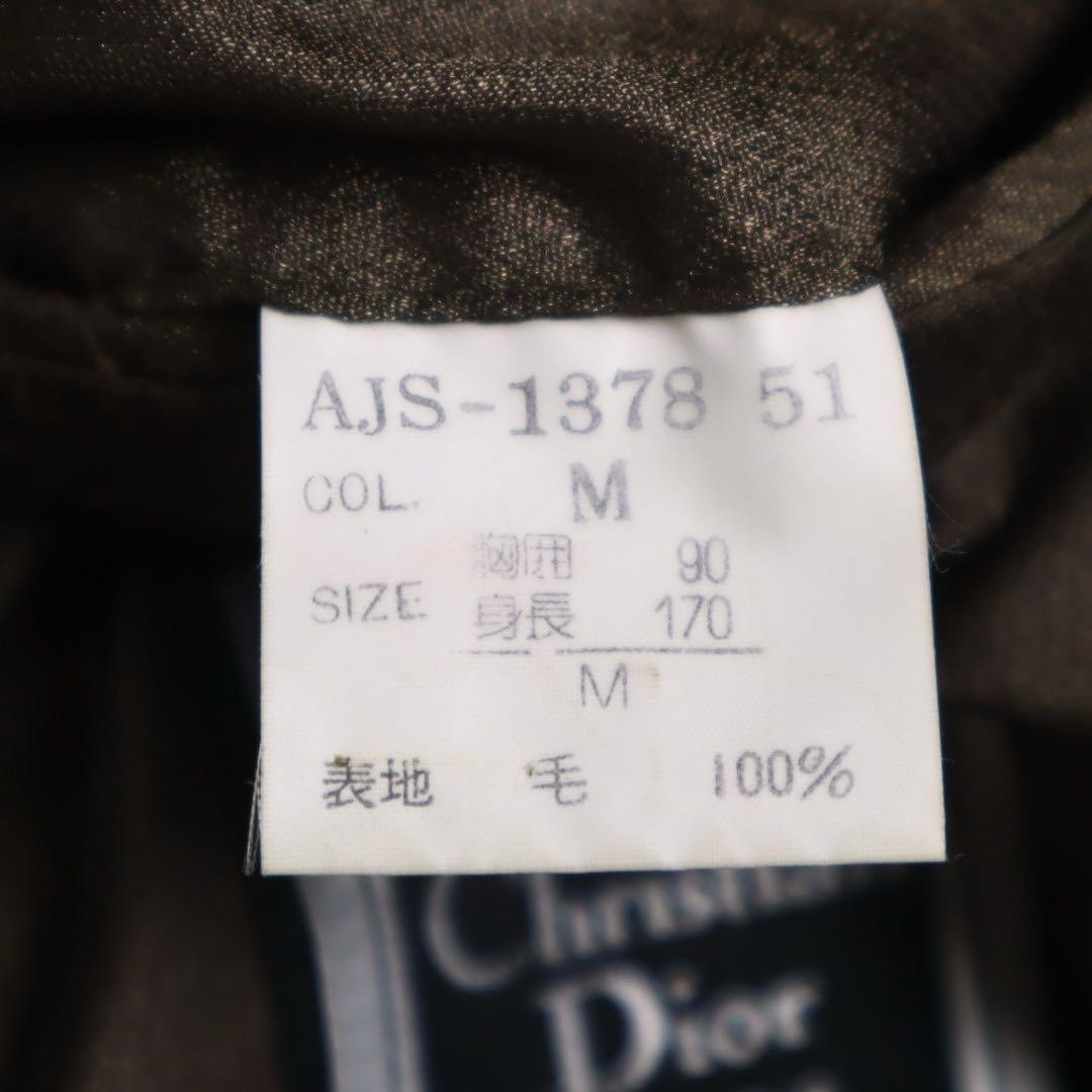 Christian Dior Tailored Jacket Asian fit M US size S Khaki Authentic
