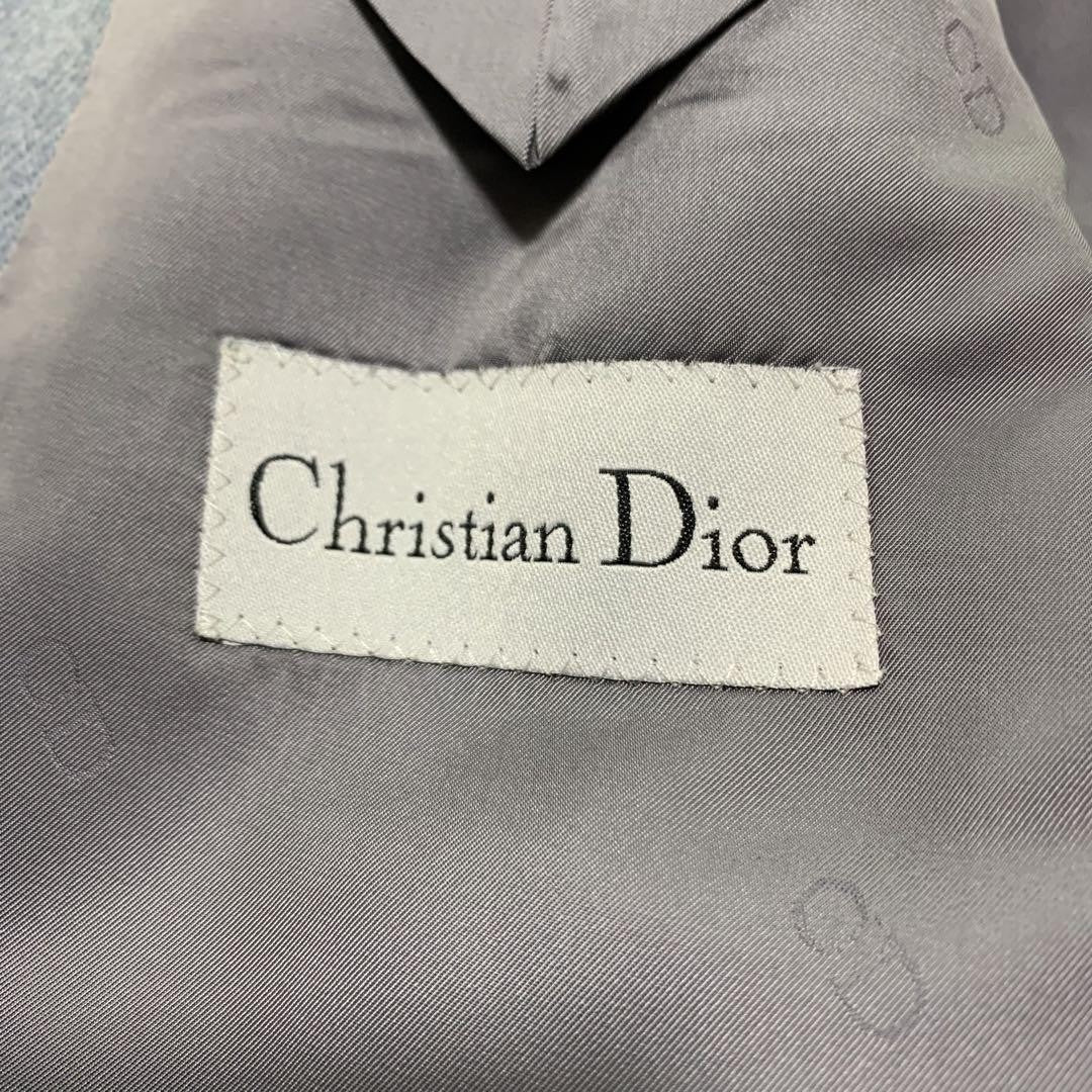 Christian Dior Tailored Jacket Asian fit M US size S Light Blue Authentic
