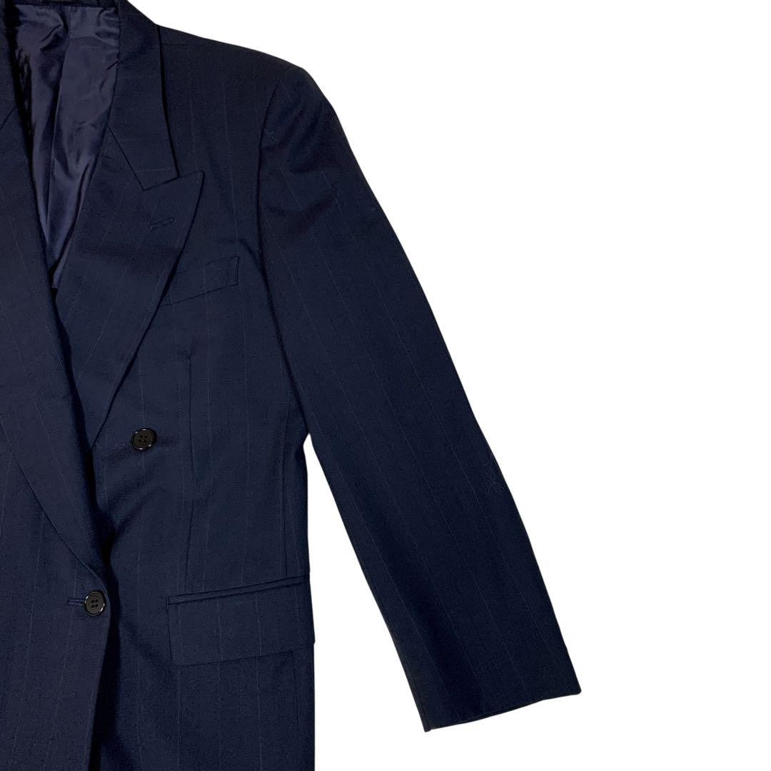 Saint Laurent Tailored Jacket Asian fit L US size M Navy Authentic