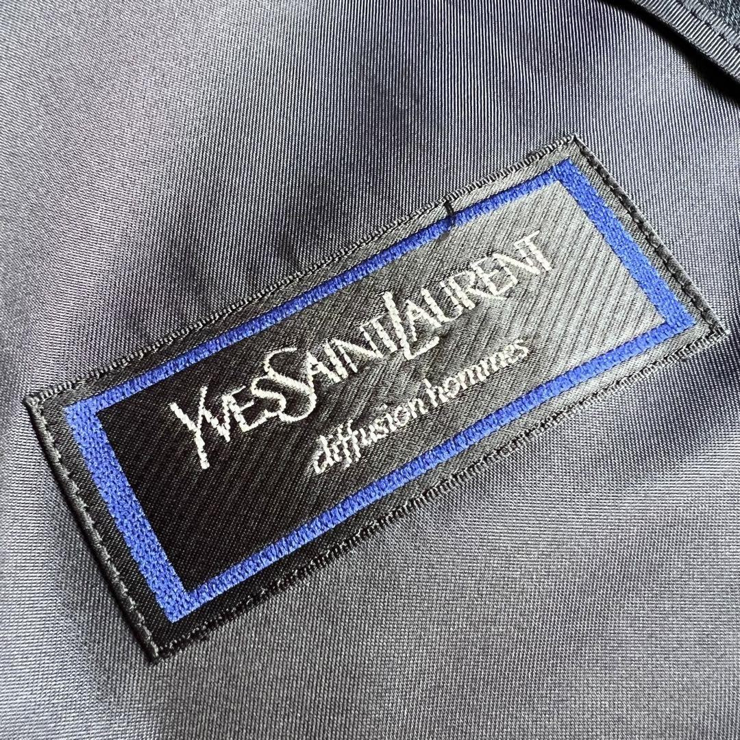 Saint Laurent Coat Asian fit L US size M Navy Authentic