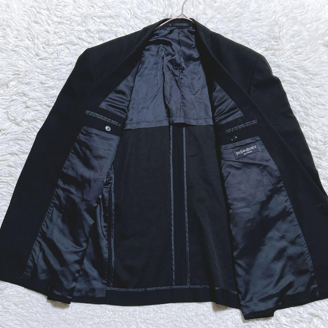 Saint Laurent Tailored Jacket Asian fit M US size S Black Authentic