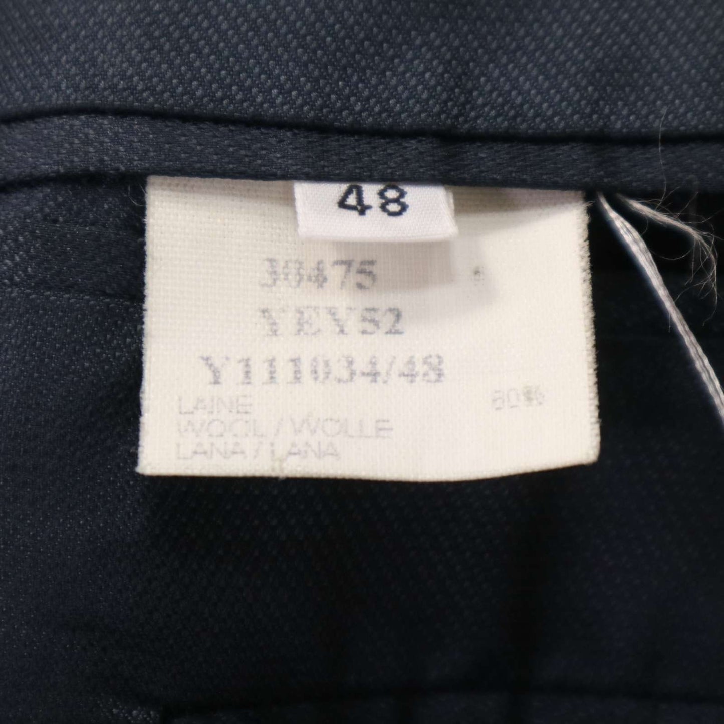 Saint Laurent pour homme Tailored Jacket Navy Authentic