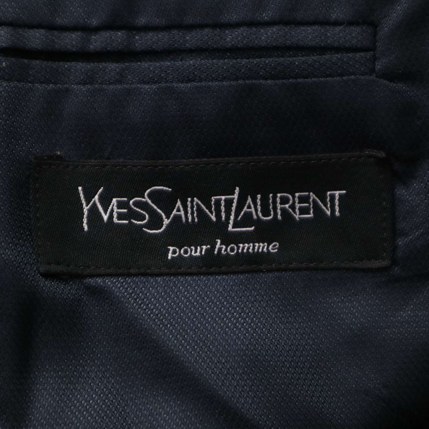 Saint Laurent pour homme Tailored Jacket Navy Authentic