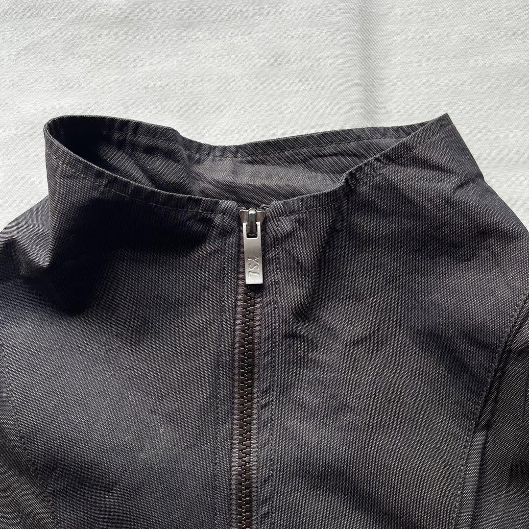 Saint Laurent Half Zip Jacket Asian fit M US size S Brown Black Authentic