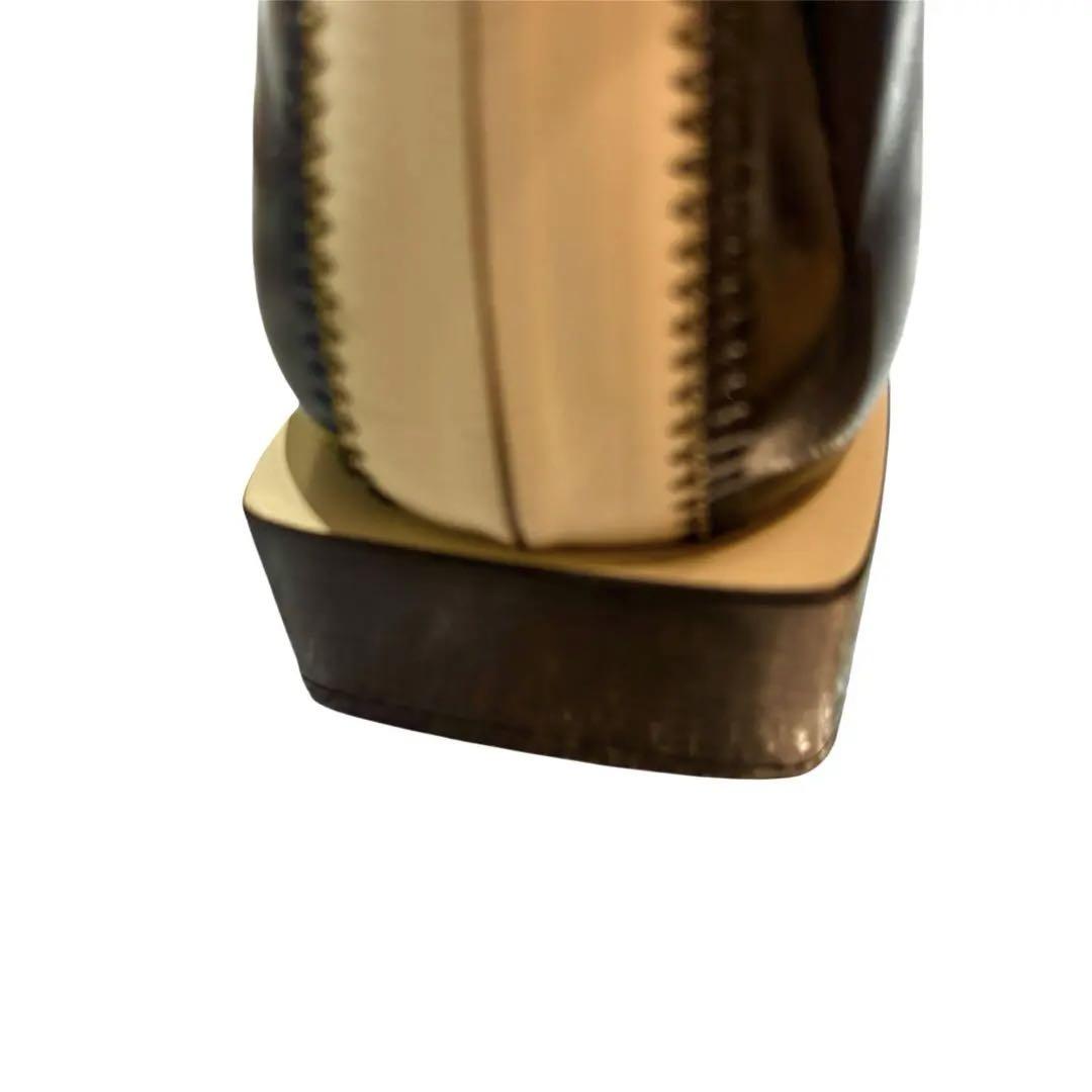 FENDI Long Boots Shoes EU 38 US 8 Black Authentic