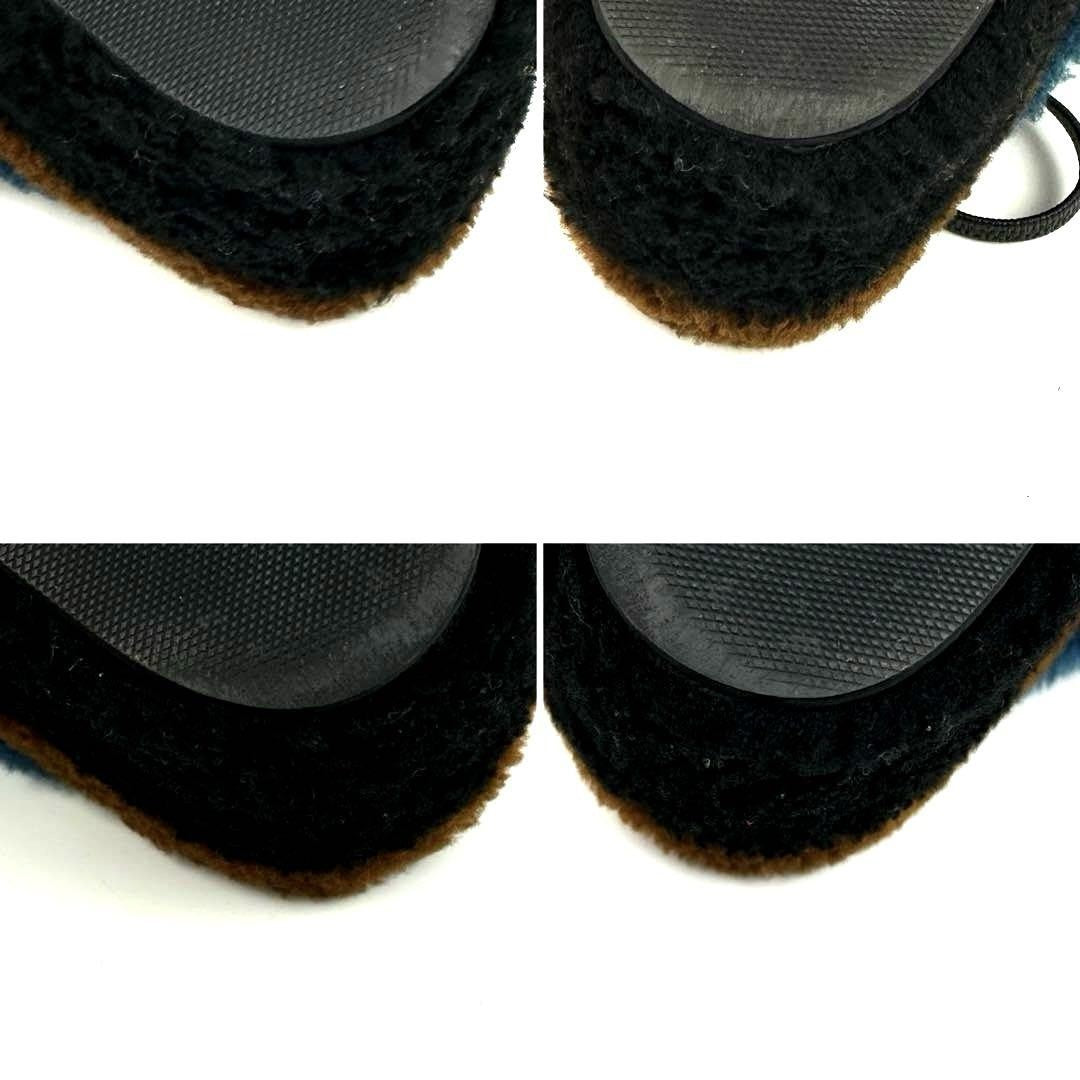 FENDI Sandals Shoes EU 36 US 6 Blue Brown Black Authentic