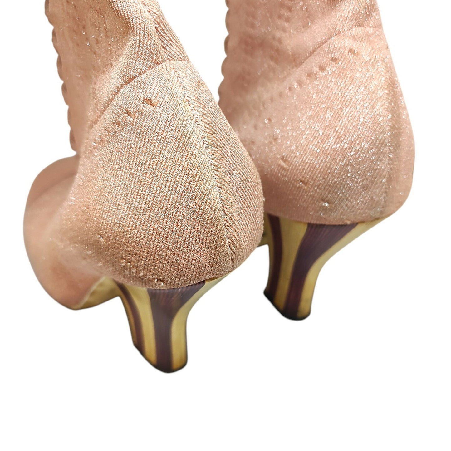 FENDI Short Boots Shoes EU 37 US 7 Pink Authentic