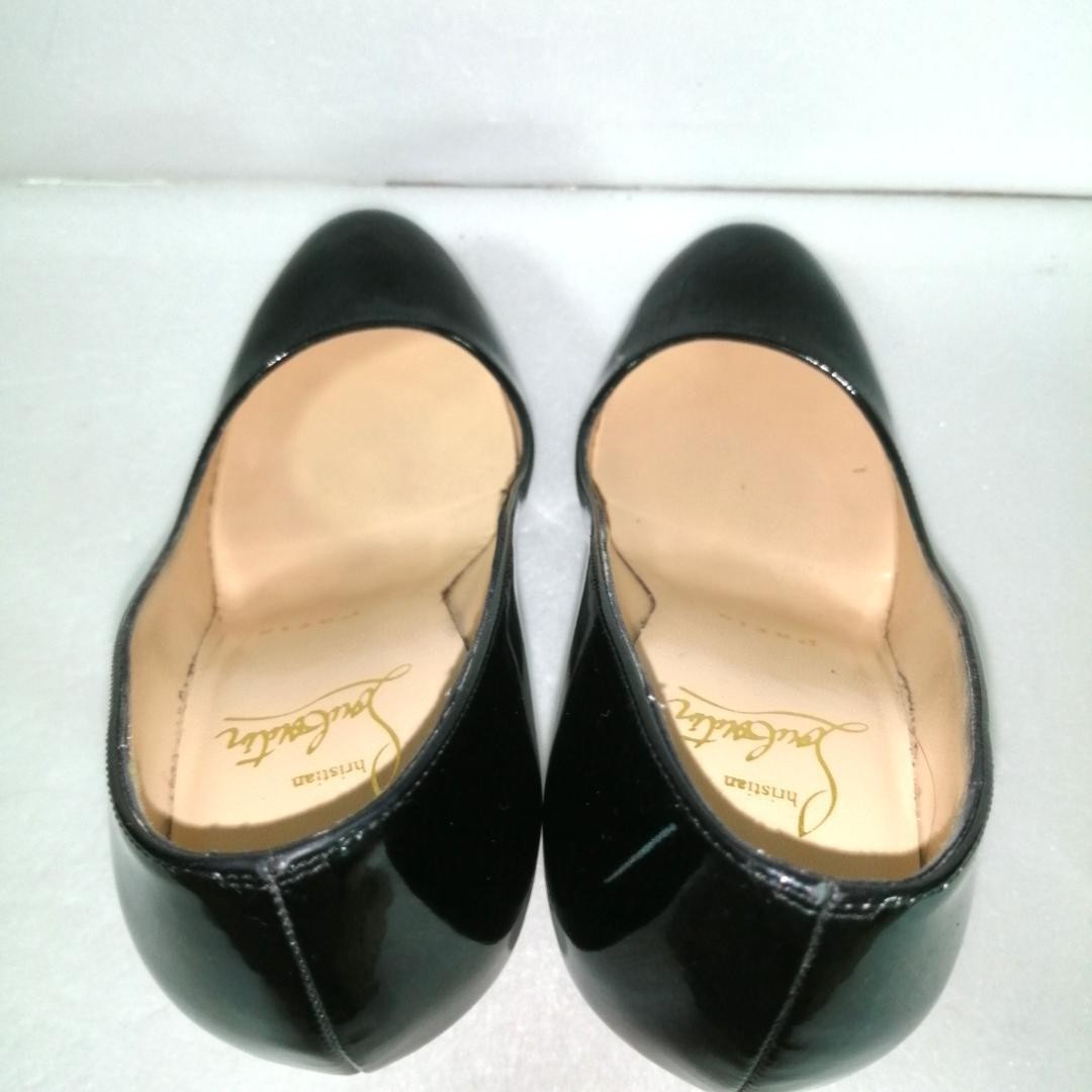 Christian Louboutin Shoes Pumps Heel EU 34.5 US 4.5 Black Authentic