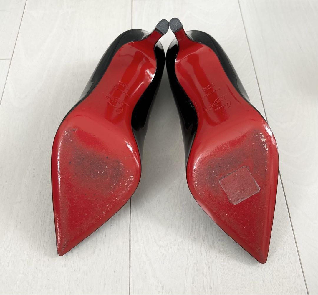 Christian Louboutin PIGALLE Shoes Pumps Heel EU 36.5 US 6.5 Black Authentic