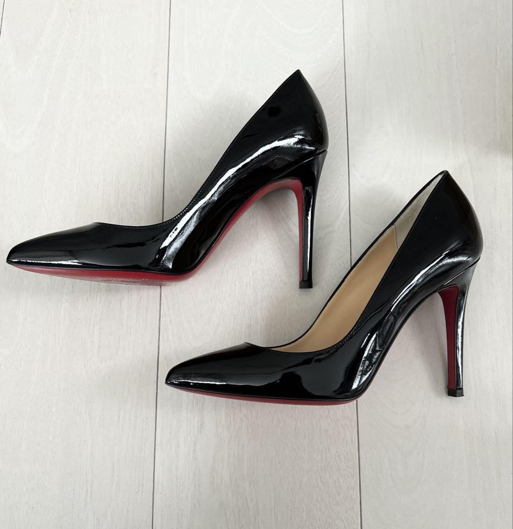 Christian Louboutin PIGALLE Shoes Pumps Heel EU 36.5 US 6.5 Black Authentic