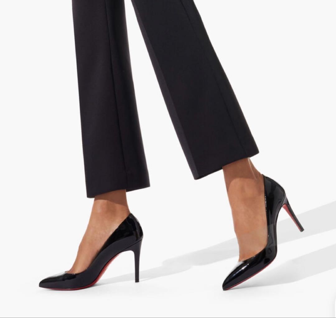Christian Louboutin PIGALLE Shoes Pumps Heel EU 36.5 US 6.5 Black Authentic