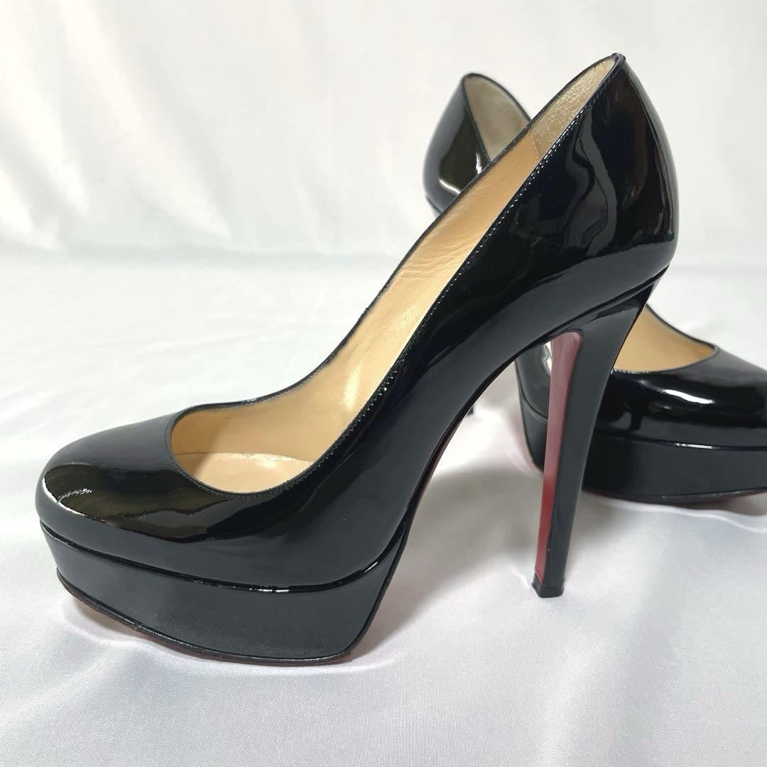 Christian Louboutin Shoes Pumps Heel EU 35.5 US 5.5 Black Authentic