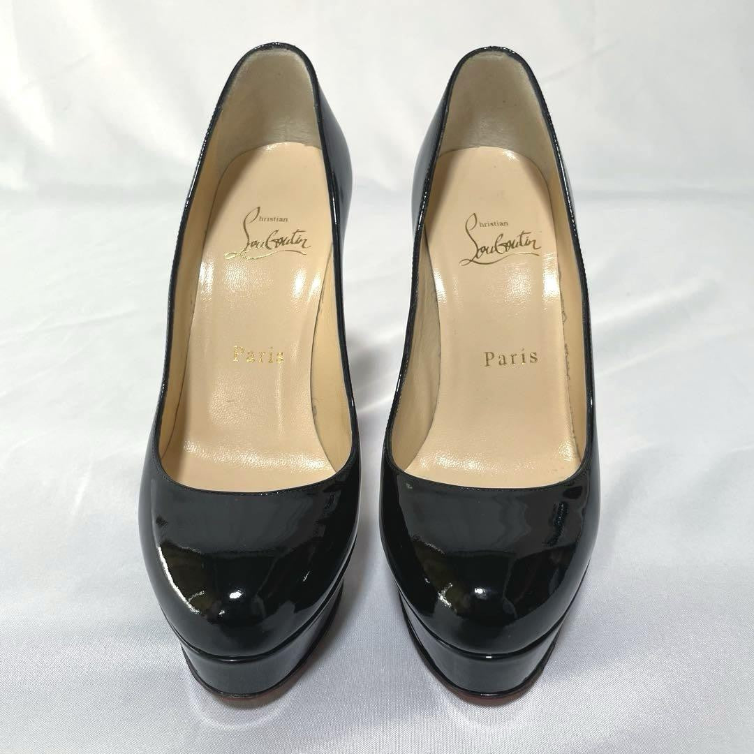 Christian Louboutin Shoes Pumps Heel EU 35.5 US 5.5 Black Authentic
