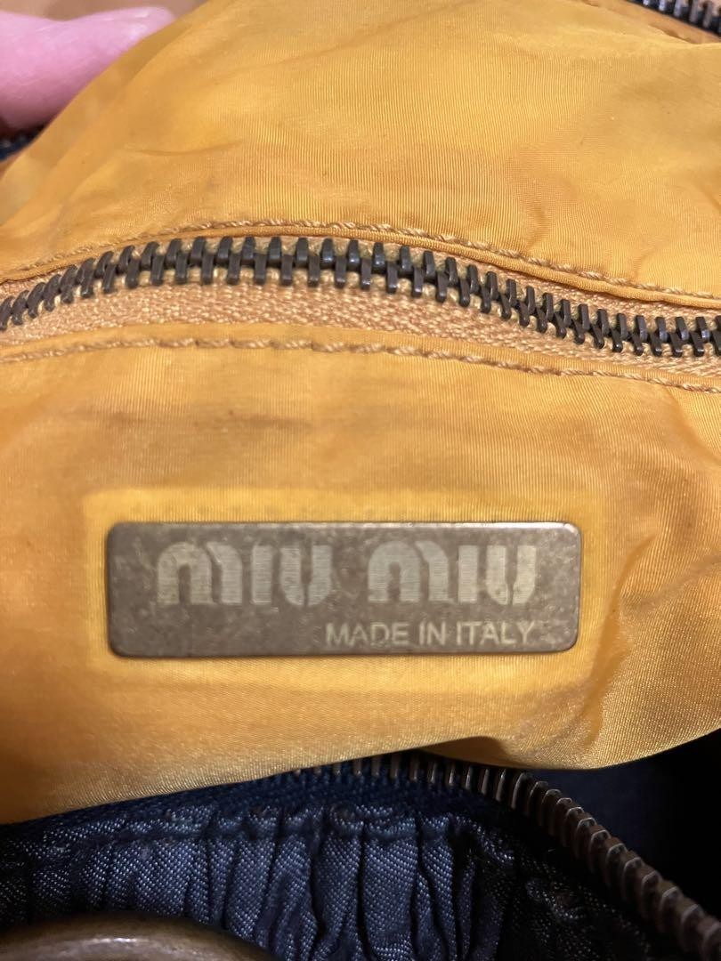 MIU MIU Hand Shoulder Bag Tote Purse Authentic