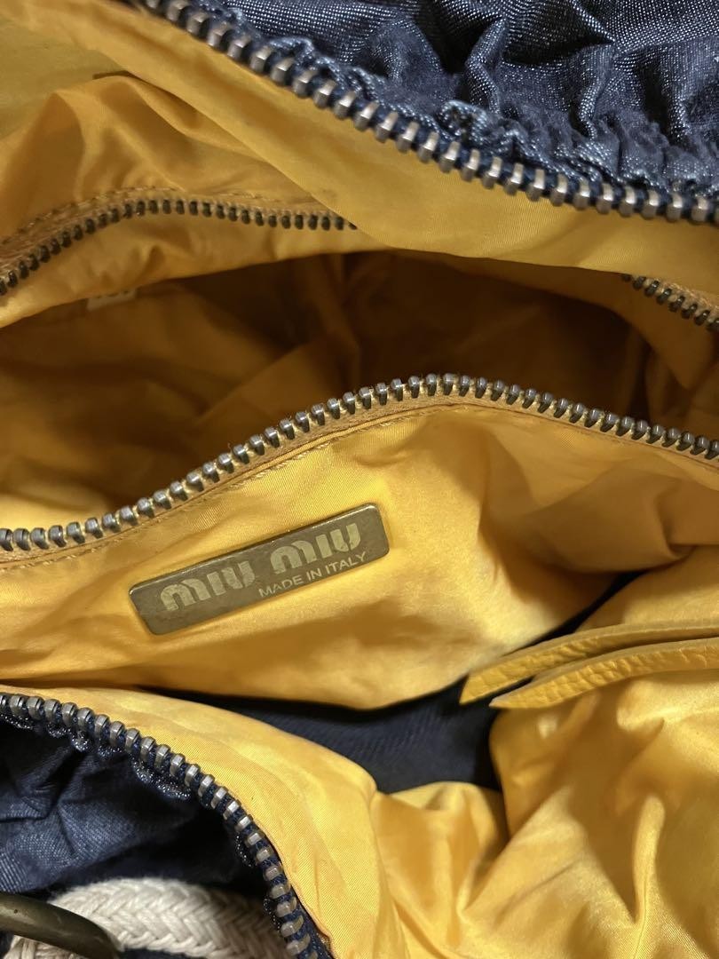 MIU MIU Hand Shoulder Bag Tote Purse Authentic