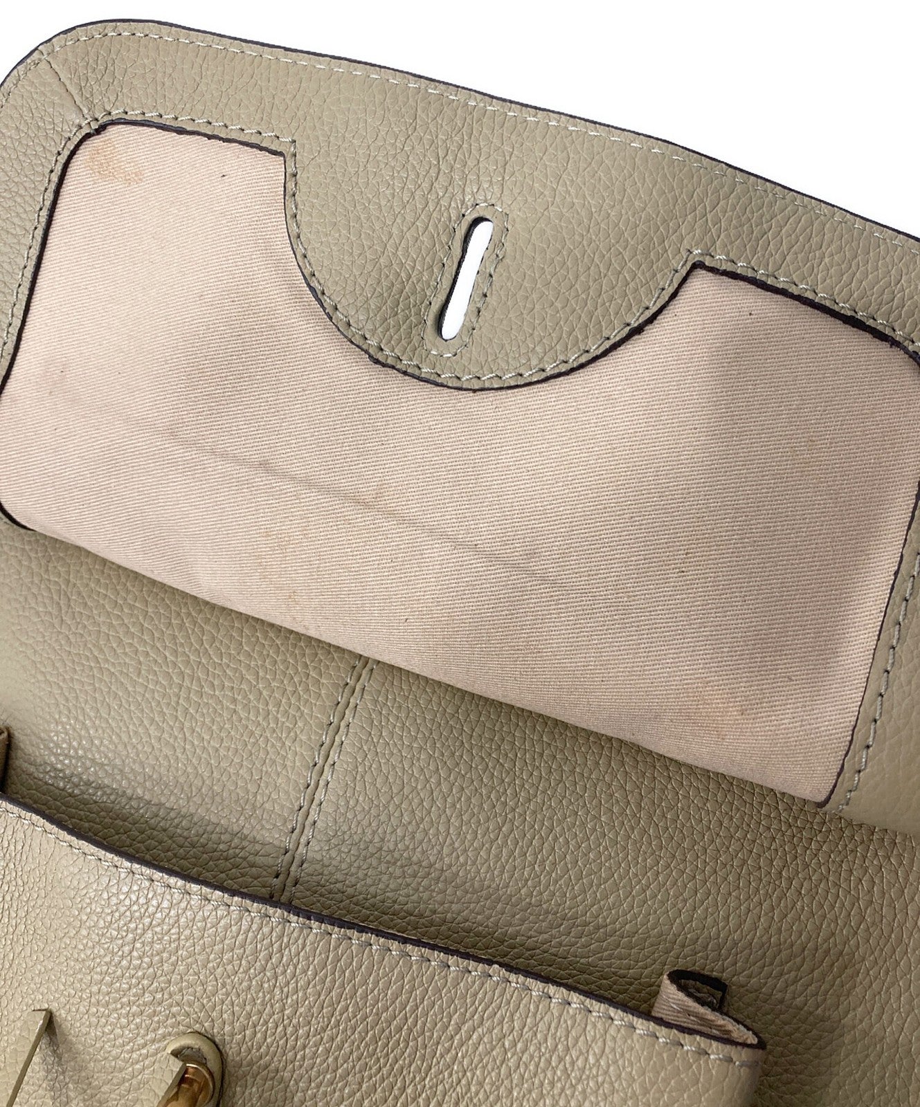 See By Chloe Hand Shoulder Bag Tote Purse joan 2way Beige Authentic