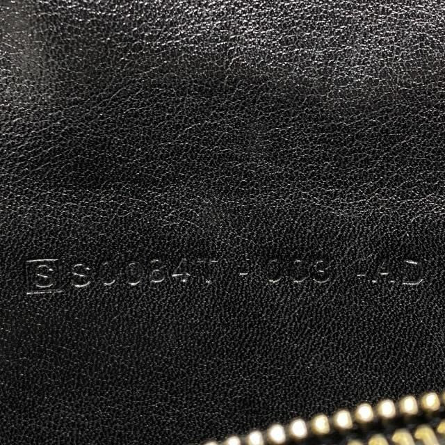 TOM FORD Round Zip Long Wallet Purse Logo Leather Black Authentic