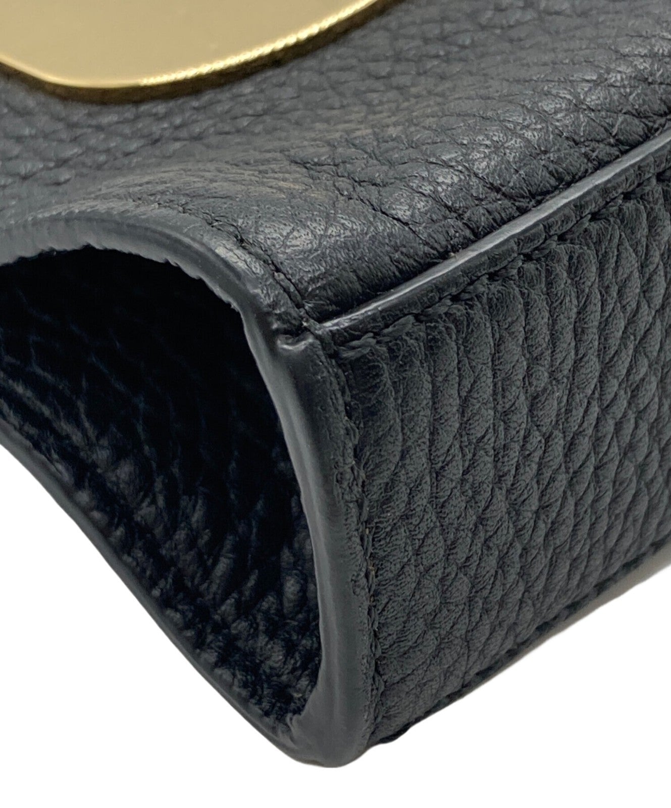 FENDI Clutch Bag Second Bag Bugs Eye Monster Black Authentic